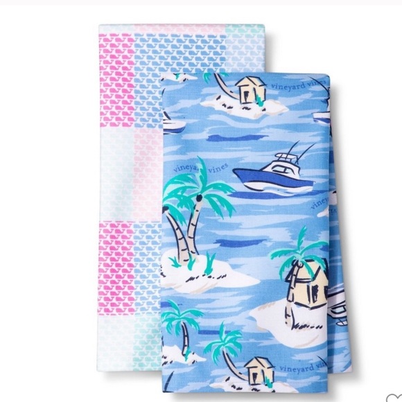 Vineyard Vines Kitchen 2 Sets Vineyard Vines For Target Kitchen Towels Poshmark